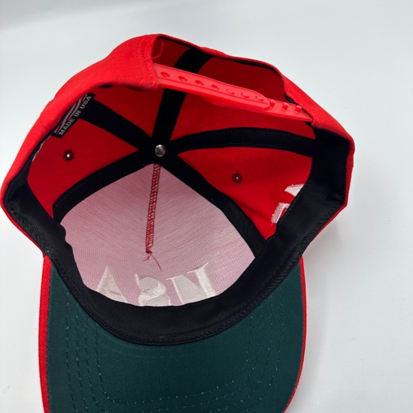 Cali-Fame Trump Make America Great Again USA Logo Red Trucker Hat Cap One Size - Picture 4 of 7